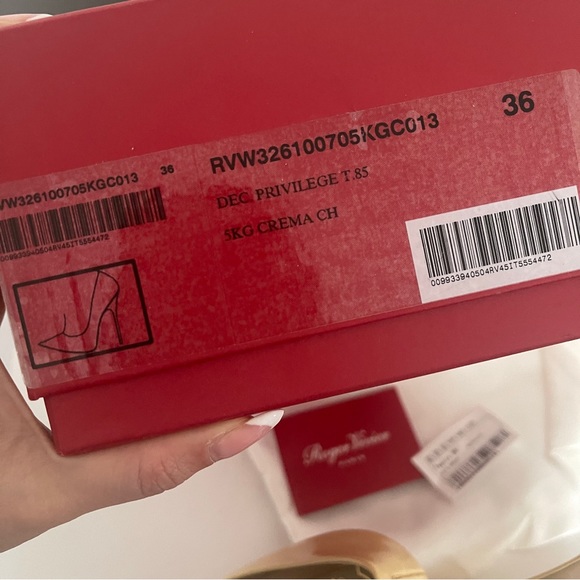 Roger vivier cream color women shoes size 36 - Picture 9 of 12